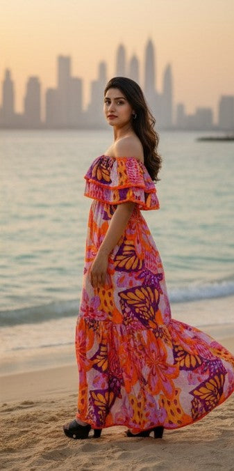 Colourblind Maxi Dress