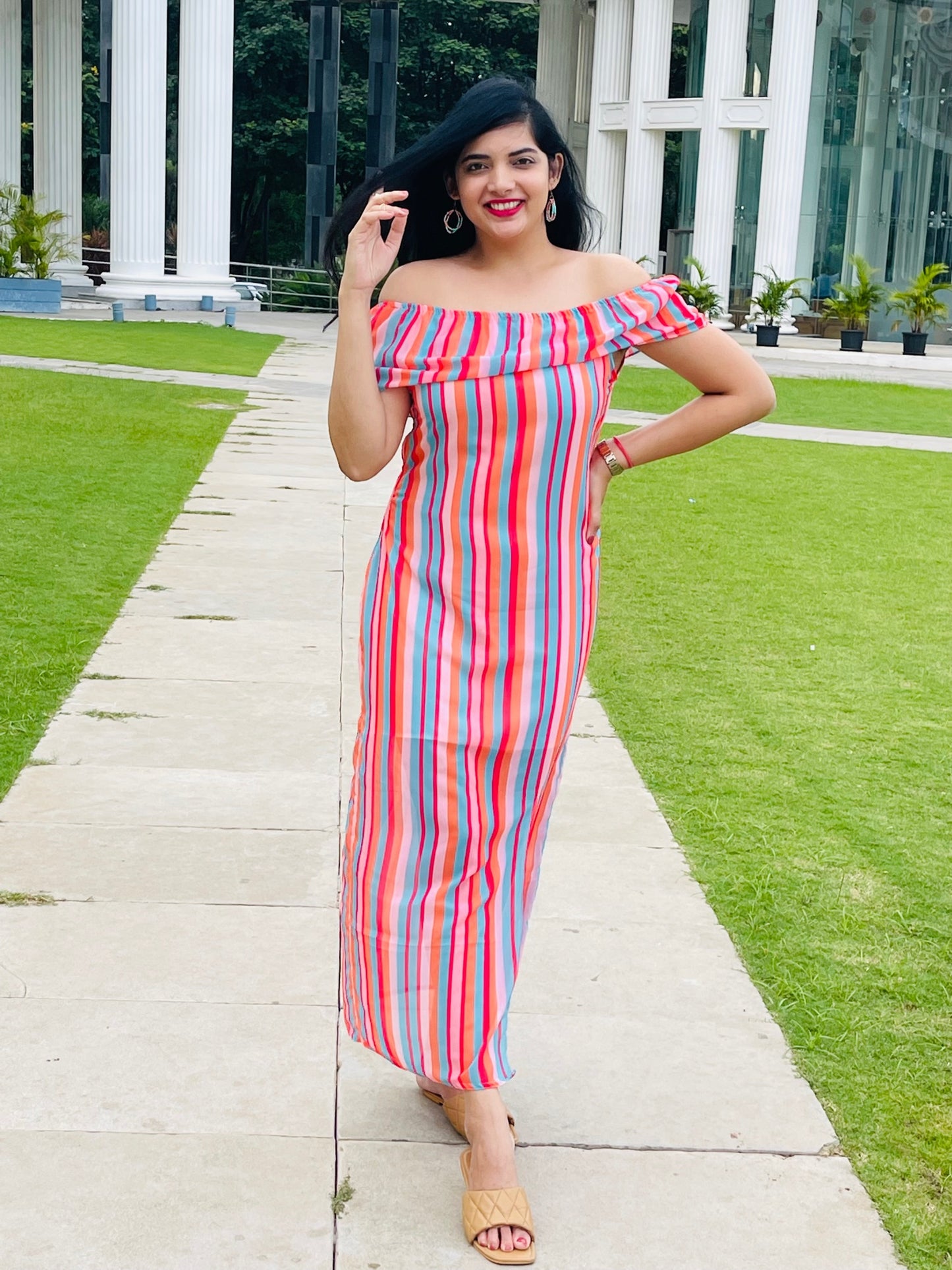 Sunrise Off-shoulder Dress