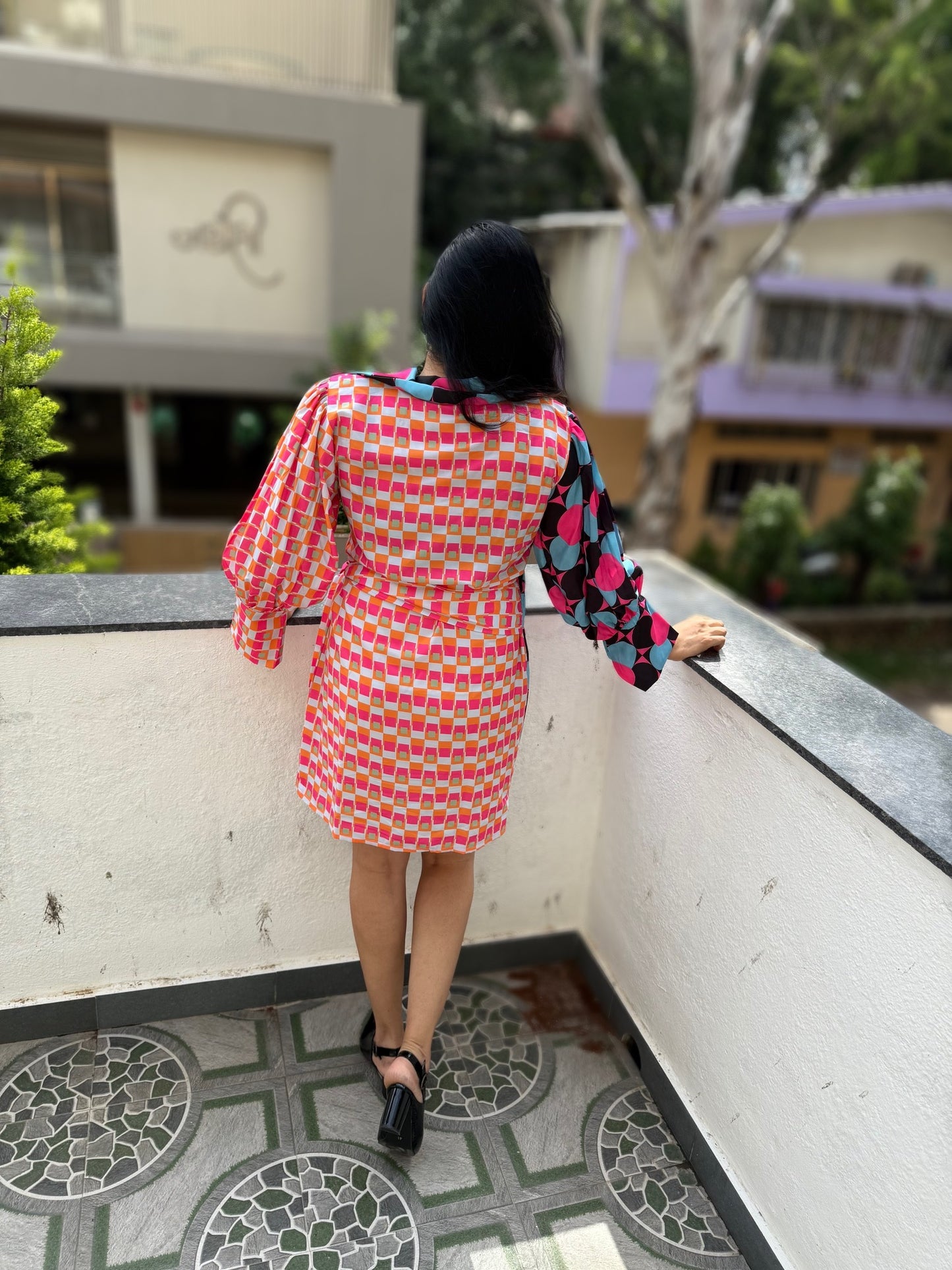 Dual Wrap Shirt Dress