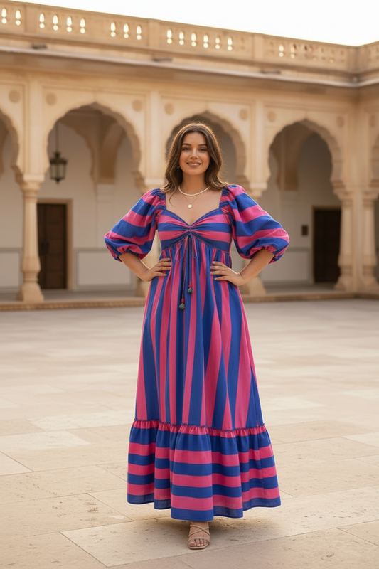 Peach Maxi Dress
