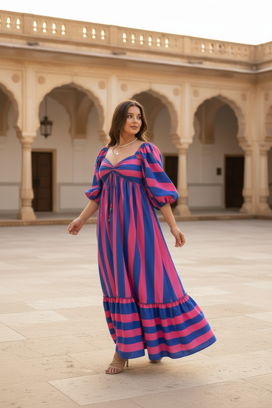 Peach Maxi Dress