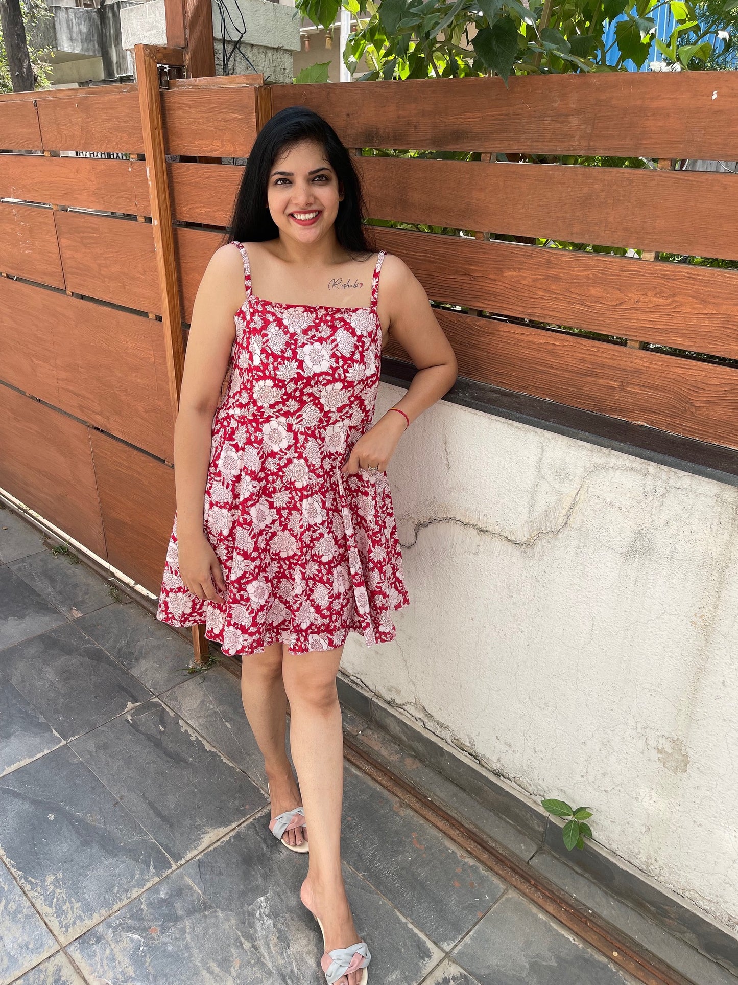 Poppy Red (Backless) Dress