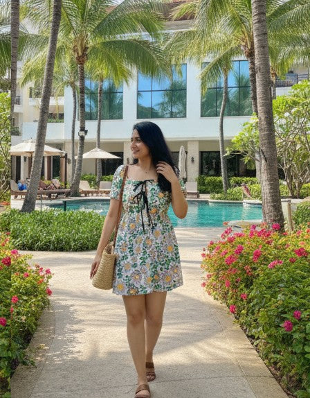 Back Bloom (Backless) Dress