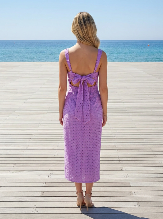 Lavendar (Backless) Dress