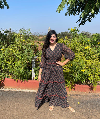 Aaliya Butta Maxi Dress