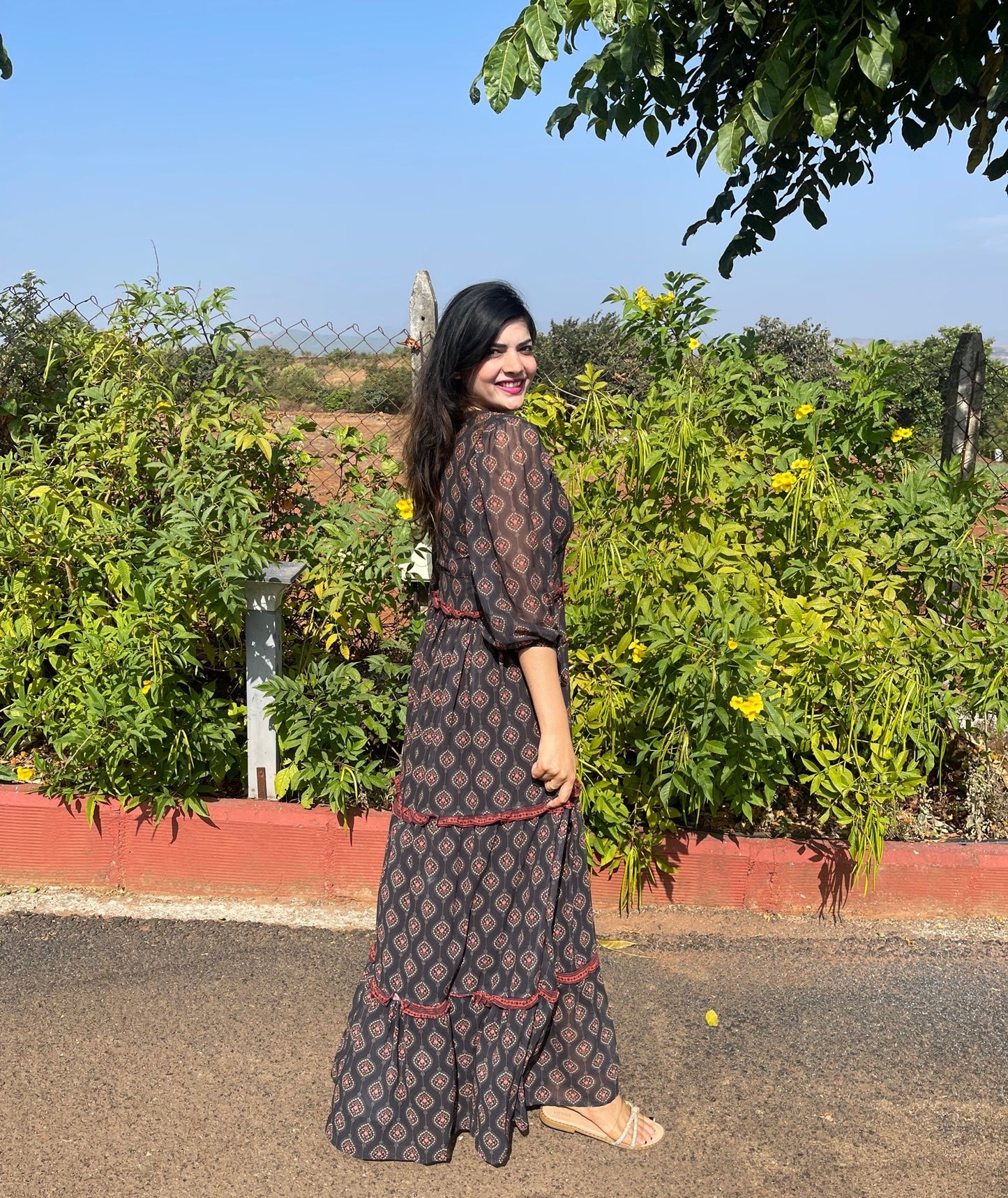 Aaliya Butta Maxi Dress
