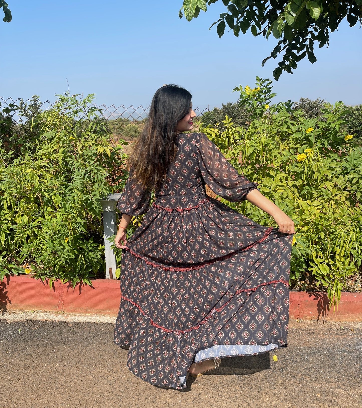 Aaliya Butta Maxi Dress