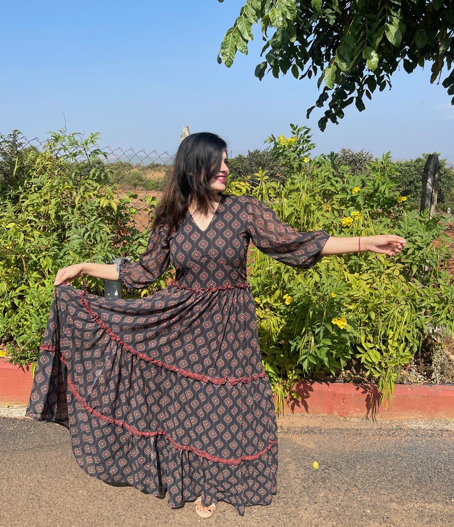 Aaliya Butta Maxi Dress