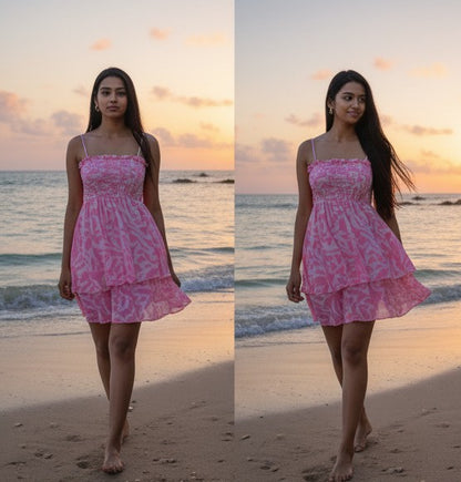 Pretty Pink Mini Dress